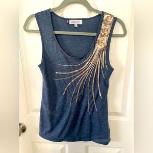 Jennifer Lopez Embroidered Tank